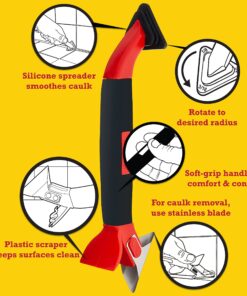 Alternative view of ALLWAY CT31 3-in-1 Caulk Tool for Removal and Application 1 Pack