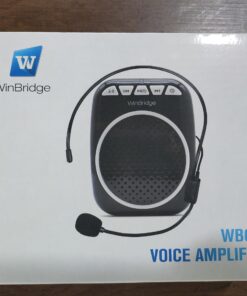 WinBridge WB001 Portable Voice Amplifier with Headset Microphone Personal Speaker Mic Rechargeable Ultralight for Teachers, Elderly, Tour Guides, Coaches, Presentations, Teacher 34 81H9NRhPcLL