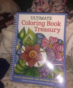 Ultimate Coloring Book Treasury: Relax, Recharge, and Refresh Yourself (Design Originals) 208 Pages of Beautiful One-Side-Only Designs on Extra-Thick, Perforated Paper in a Spiral Lay-Flat Binding 89 81HBMDVtyL