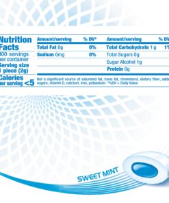 Mentos Pure White Sugar-Free Chewing Gum With Xylitol, Sweet Mint, Bulk, 50Piece Bottle (Pack Of 6) 14 81HBczTf L