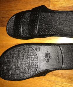 Pali Hawaii Unisex Adult Classic Jandals Sandals 7 Women/7 Men Black 8 81HEAidsIEL