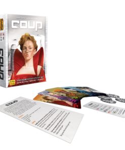 Coup Card Game - Strategy, Bluffing, & Fast Fun for Family Game Night – Easy to Learn 15-Minute Rounds – Popular Games for 2-6 Players Ages 10+, Teens, and Adults – By Indie Boards and Cards 39 81HEQ1RPpuL 1