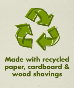 Purina Yesterday's News Non Clumping Paper Cat Litter, Unscented Low Tracking Cat Litter - 30 lb. Bag Original Texture 29 81HF uYDLPL