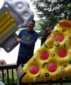 Swimline Inflatable Pizza Slice Pool Float, Multicolor 34 81HF1kuF6nL