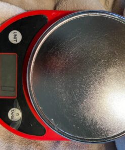 Ozeri Pronto Digital Multifunction Kitchen and Food Scale, Black on Red 36 81HFrJI 5yL