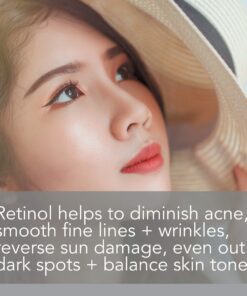 Retinol Face Serum by Pure Body Naturals - Retinol Serum with Witch Hazel, Myrtle Oil, and Ginseng - Age-Defying Wrinkle Cream and Dark Spot Corrector for Eye, Skin, and Face Wrinkles - 1 Fl Oz 1 Pack 13 81HGtGbXT9L