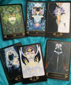 Dreams of Gaia Tarot: A Tarot for a New Era (Book & Cards) 63 81HIN4nq1hL