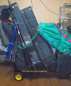 Rock-N-Roller R2RT (Micro) 8-in-1 Folding Multi-Cart/Hand Truck/Dolly/Platform Cart/26" to 39" Telescoping Frame/350 lbs. Load Capacity, Black 45 81HIykHaiL