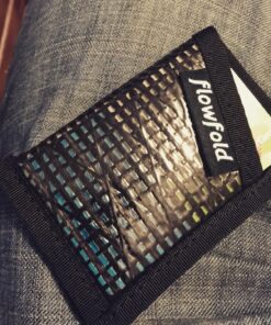 Flowfold Recycled Sailcloth Minimalist Card Holder Durable Slim Wallet Front Pocket Wallet, Card Holder Wallet Made in USA Black Sailcloth 39 81HJEWzBaOL