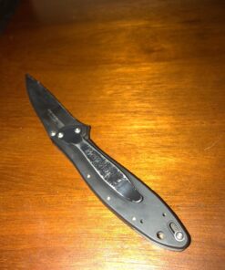Kershaw Leek BlackWash Folding Pocketknife, 3" 14C28N Stainless Steel Blade, Assisted Opening Folding EDC 68 81HKcbbHebL