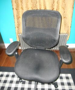 HON Prominent High Back Work Mesh Computer Chair for Office Desk, (HVL531), Swivel-Tilt, Black Fabric Office Chair 38 81HKdK qeAL