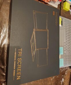 WESTHOD 12" Laptop Monitor Extender, Portable Monitor for Laptop HDMI USB C Screens Extender FHD 1080P, Plug-Play Tri-Screen for 13”-16” Laptops 115 81HKgoQtc9L