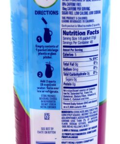 Alternative view of Crystal Light Raspberry Tea, made with Black Tea, (12-Quart) 1.6-Ounce Canisters (Pack of 6) Raspberry Iced Tea 1.6 Ounce (Pack of 6)