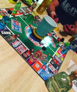 DRINK-A-PALOOZA Board Game: Fun Drinking Games for Couples Game Night | The Drinking Board Game for Parties That Combines Beer Pong + Flip Cup + Kings Cup Card Game and All The Best Drinking Games 33 81HL9xqLNaL