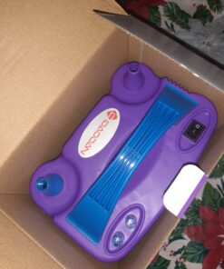 IDAODAN Electric Balloon Pump, Portable Electric Balloon Blower Machine Balloon Air Pump Dual Nozzle Rose Red 110V 600W Balloon Inflator for Party Decorations Purple 41 81HMIHiZ JL