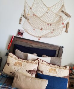 Whitelotous Decorative Natural Fishing Net Seaside Wall Beach Party Sea Shell Fishnet Decor 31 81HMvnAcWL