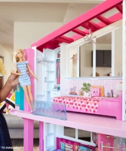 Barbie Dreamhouse Dollhouse with Pool, Slide and Elevator Standard Elevator 77 81HOxPjQLcL