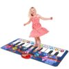 Piano Mat for Kids, 10 Selectable Sounds + Play -Record -Playback -Demo-mode, Heavy Duty Material Piano Mat 19 81HPAEmhnkL