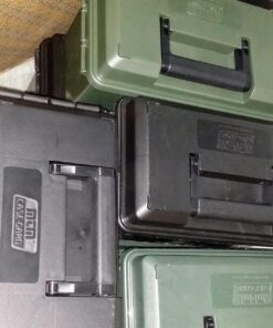 MTM AC50C-40 Ammo Can, 50-Caliber, Heavy-Duty Dual Latching System, Rugged Polypropylene Plastic, O-Ring Seal System, Water Resistant, Bulk Ammo Storage, USA Made, Black 50-Caliber Ammo Can 39 81HPZJzipzL