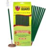 Mosquito Guard 12 Mosquito Repellent Sticks - 2.5 Hrs Protection 1ft, Natural Plant Based Citronella Incense Sticks -Outdoor Patio 34 81HQ2Ylm3VL