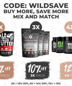 Wild Foods Organic Cocoa Powder | Single Origin Unsweetened Keto Chocolate Powder for Cooking & Baking | 100% Natural Cacao Beans | Sugar Free Non Dutch Raw Superfood Powder | 12 oz 12 Ounce (Pack of 1) 21 81HQr0TCFxL