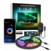 Nexillumi LED Strip Lights 6.56ft TV LED Backlight for 24 Inch-60 Inch TV RGB LED Strip USB Powered, APP Control Sync to Music, Bias Lighting, 5050 RGB for Mirror, PC, Android iOS