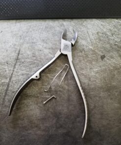 KOHM Ingrown Toenail Clippers for Thick Nails - 5" Long KP-700 Heavy Duty Stainless Steel Toe Nail Nippers Tool for Men, Women, Seniors & Adults - Professional Podiatrist Tool 3 Piece Set 50 81HSmkVOUnL