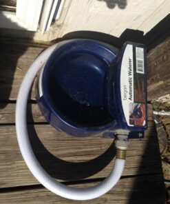 Coastal Pet Bergan Auto-Wata - Outdoor Dog & Cat Water Dispenser - Automatic Water Bowl for Pets - Made from Durable, BPA-Free Plastic - Self-Watering Cat & Dog Bowl - Navy, 48 Ounces 26 81HStfZiv2L