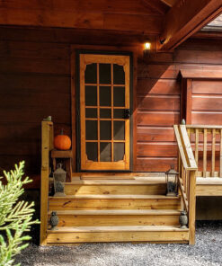 Prime-Line 3809BZ3068-I-WF Woodguard Steel Security Door – Traditional Screen Door Style with the Strength of a Steel Security Door – Steel and Wood Construction, Non-Handed, Bronze (Single Pack) 28 81HT4v NT4L