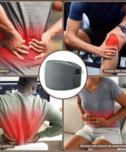 Cordless Heating Pad for Back Pain Relief, 8000mAh Portable Power Supply 60 Inchs Heating Pads for Cramps with Extended Belt 17 81HTUU6FORL