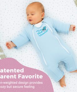 Baby Merlin's Magic Sleepsuit - 100% Cotton Baby Transition Swaddle - Baby Sleep Suit - Blue - 6-9 Months 20 81HTzOzV57L