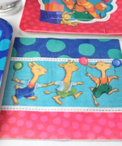 Llama Llama Party Supplies (Standard) Perfect Birthday decorations for those first 5 years. Birthday Decorations for girls and boys, LLamaTheme Party Party Pack, 66 Piece Set, Serves 8 Llama Llama Standard 16 81HUN3dDSxL