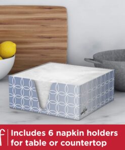 Vanity Fair Everyday Casual Paper Napkins and Napkin Holders, Classic White, 906 Piece Set 11 81HWBU6mVL