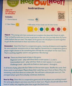 Peaceable Kingdom Hoot Owl Hoot Cooperative Color Matching Game for 2 to 4 Kids Ages 4+ 35 81HWJIdeO0L