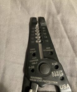 Klein Tools 11055 Wire Cutter and Wire Stripper, Stranded Wire Cutter, Solid Wire Cutter, Cuts Copper Wire 50 81HWuIU8C3L