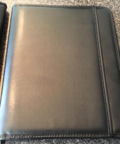 Samsill Professional Resume Padfolio with Secure Zippered Closure, 10.5 x 13 inches, Sleeve for 10.1 inch Tablet, 8.5 x 11 Notepad, Black Full Size 57 81HXqrQx8NL