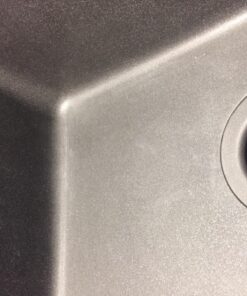 Kraus KGD-410B 24 2/5 inch Dual Mount Single Bowl Black Onyx Granite Kitchen Sink Sink with Strainer 37 81HYh h2HSL