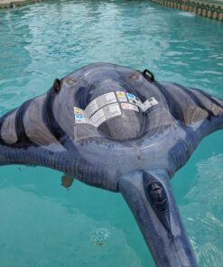 Intex Stingray Ride-On, 74" X 57", for Ages 3+ Gray 33 81HbblkA2L