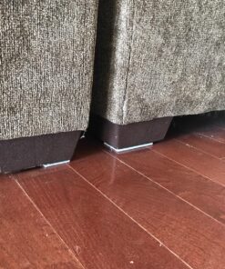 SlipToGrip Non Slip Furniture Gripper Pads | Non Skid Surface Pads Stop Sliding | Pre-Scored Multi Pack with 3/8" Felt Core (8 Pads) | Create Custom Sizes 4", 2", 1" | Anti Slip Rubber Protects Floors Square 8 pack 41 81HcxruBswL