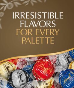 Lindt LINDOR 4 Flavors Assorted Truffles, 19 oz. Bag 19 Ounce (Pack of 1) 14 81HczYaSDuL