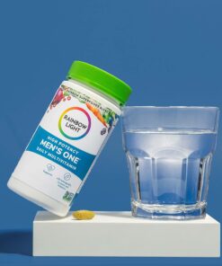 Rainbow Light Multivitamin for Men, Vitamin C, D & Zinc, Probiotics, Men's One Multivitamin Provides High Potency Immune Support, Non-GMO, Vegetarian, 150 Tablets 150 Count (Pack of 1) 36 81Hd8AVIHYL 1