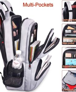 KUPRINE Travel Anti Theft Slim Durable Laptop Backpacks for Women Mens Lightweight Water Resistant College Computer Backpack Fits Most 15.6 Laptop & Tablet 50 81HeVLPmfL