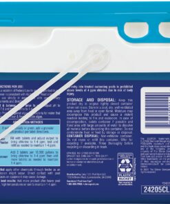 CLOROX Pool&Spa XtraBlue 3” Chlorinating Tablets, Kills Bacteria & Stops Algae, 5 LB 25 81HejS1sAZL