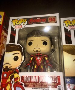 Funko POP Marvel: Avengers 2 Unmasked Iron Man Action Figure (Amazon Exclusive) 12 81Heqz5aDAL