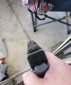 TRUGLO TFX PRO Handgun Sight | Compact Snag-Free Durable Shock-Resistant Glowing Tritium & Fiber-Optic Xtreme Night Sight for Handguns Glock High Set 58 81Hg0c6jDL