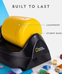 NATIONAL GEOGRAPHIC Starter Rock Tumbling Kit - Durable Leak-Proof Polisher for Kids Complete Geology Hobby Science Kit, Rocks and Crystals Kids, A Great STEM Activity 27 81Hg52Y8HrL