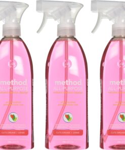 Method All-Purpose Cleaner Refill, Pink Grapefruit, Plant-Based and Biodegradable Formula Perfect for Most Counters, Tiles, Stone, and More, 68 Fl Oz Bottles, (Pack of 3) 28 Fl Oz (Pack of 3) 18 81HgvwtJwkL
