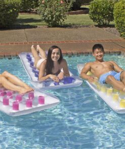 Poolmaster Classic French Pocket Inflatable Swimming Pool Mattress Float for Adults 18 81HhCHepvL