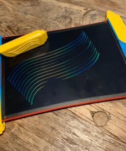 Boogie Board Scribble n’ Play Reusable Kids’ Drawing Board Includes LCD Doodle Board with Color Burst, Easy Erase Button, 4 Texture Drawing Styluses for Kids Ages 4+ 25 81Hi7Z7J7jL
