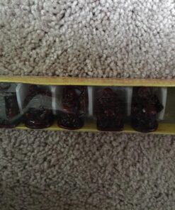 JapanBargain 3578, Set of 6 Buddha Statues Laughing Buddha Lucky Buddha Happy Buddha Gods Figures Fengshui Decoration, Rosewood Color 36 81HjOwogSOL